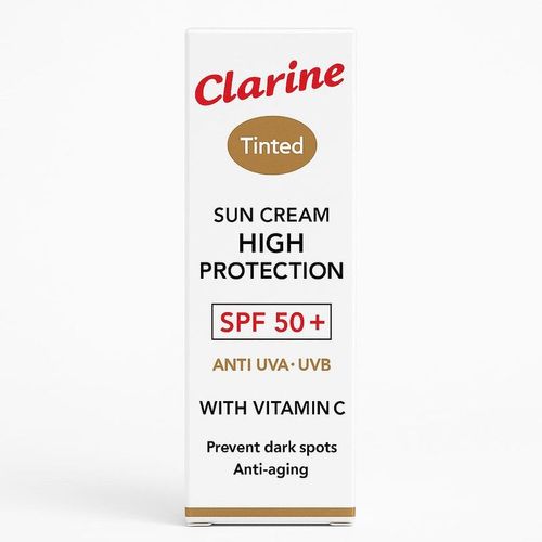 Clarine Sun Cream Spf 50+ Tinted