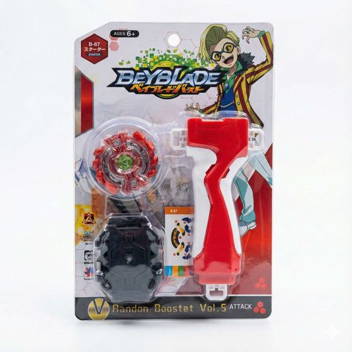 Toupie Beyblade Avec Lanceur – Set Starter Battle Burst, Jeu D’action Enfant, 6+ Ans