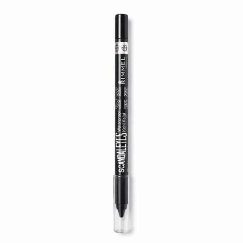Rimmel Scandaleyes Waterproof Kohl Kajal – Crayon Yeux Noir Intense Longue Tenue Waterproof – Regard Smoky Professionnel