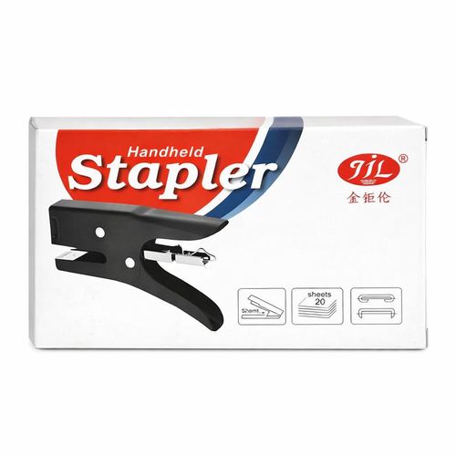 Agrafeuse Manuelle Js1218a – Handheld Stapler – Compatible Agrafes 24/6 & 26/6 – Capacité 20 Feuilles – Usage Bureau & Scolaire