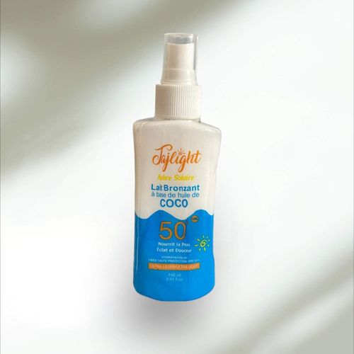 Tajlight Ambre Solaire Lait Bronzant À La Noix De Coco Spf 50+