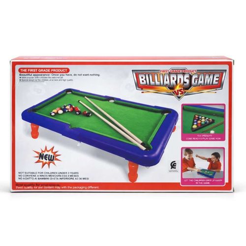 Jeu De Billard Enfant – Table De Billard Mini Avec Queues Et Boules – Jeu Éducatif Et Ludique
