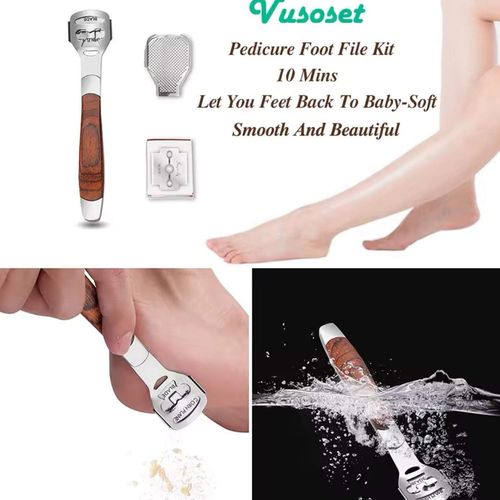 Vusoset Kit De Lime À Pieds Pédicure Kit