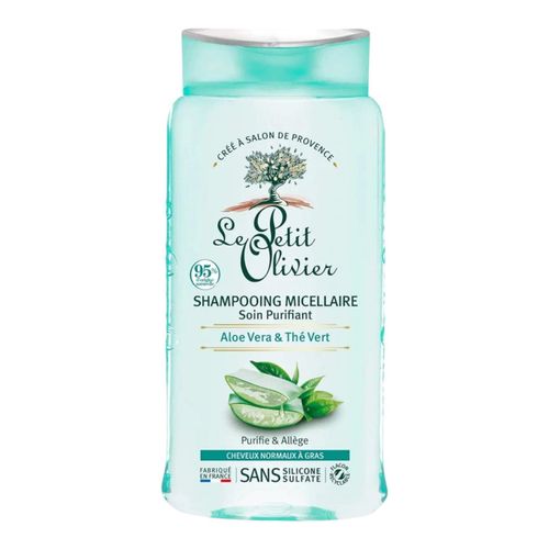 Shampoing Micellaire Aloe Vera & Thé Vert Le Petit Olivier -