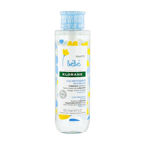 Eau Nettoyante Sans Rinçage Au Calendula Apaisant - Bébé - Peau Normale