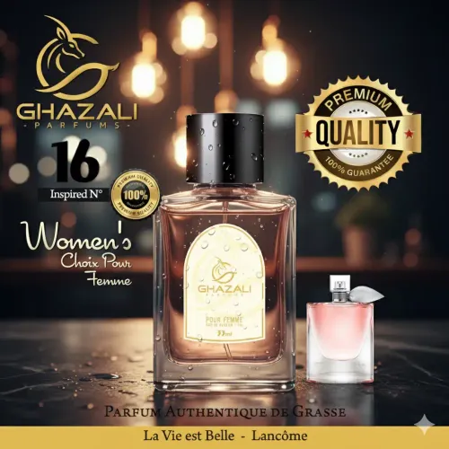 Parfum Ghazali N°16 - Inspiré De Lancôme La Vie Est Belle - Qualité Premium De Grasse.