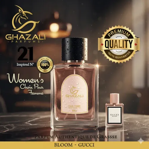 Parfum Ghazali N°21 - Inspiré De Gucci Bloom - Qualité Premium De Grasse.