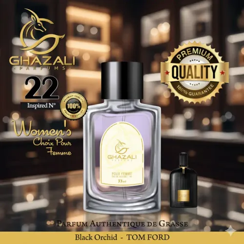 Parfum Ghazali N°22 - Inspiré De Tom Ford - Black Orchid - Qualité Premium De Grasse.