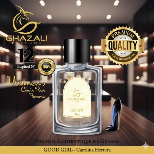 Parfum Ghazali N°12 - Inspiré De Carolina Herrera - Good Girl Pour Femme (33ml) - Qualité Premium De Grasse.