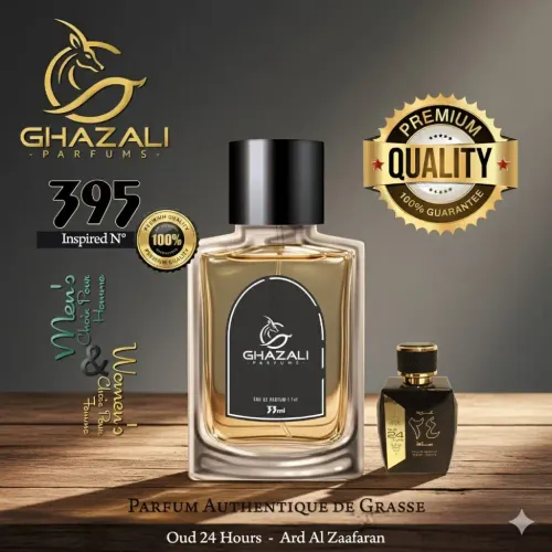 Parfum Ghazali N°395 - Inspiré De Oud 24 Hours - Ard Al Zaafaran Pour Femme & Homme (33ml) - Qualité Premium De Grasse.
