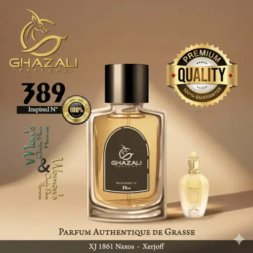 Parfum Ghazali N°389 - Inspiré De Xj 1861 Naxos - Xerjoff - Qualité Premium De Grasse.