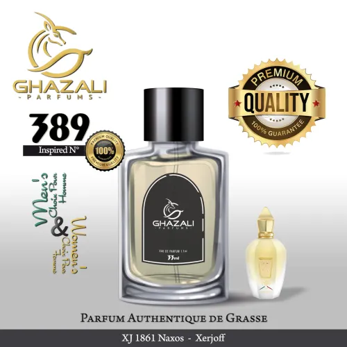 Parfum Ghazali N°389 - Inspiré De Xj 1861 Naxos - Xerjoff - Qualité Premium De Grasse.