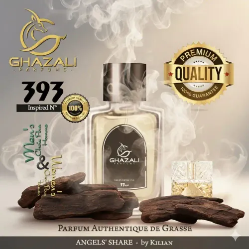 Parfum Ghazali N°393 - Inspiré De Angels Share - By Kilian - Qualité Premium De Grasse.
