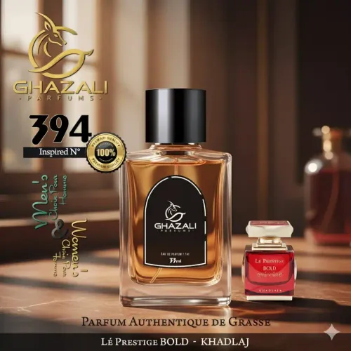 Parfum Ghazali N°394 - Inspiré De Le Prestiage Bold - Khadlaj Pour Femme & Homme (33ml) - Qualité Premium De Grasse.