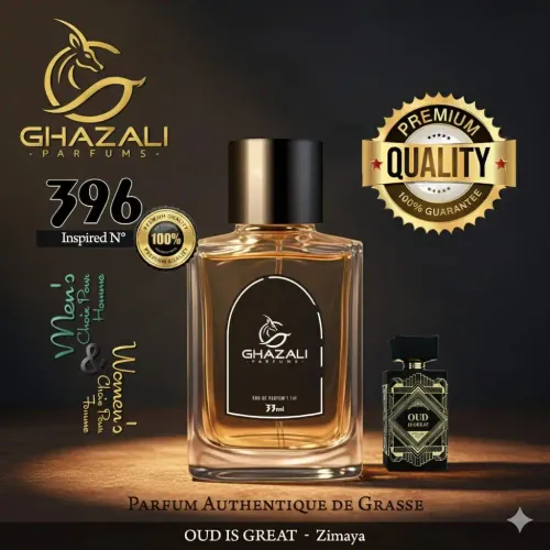 Parfum Ghazali N°396 - Inspiré De Oud Is Great - Zimaya Pour Femme & Homme (33ml) - Qualité Premium De Grasse.