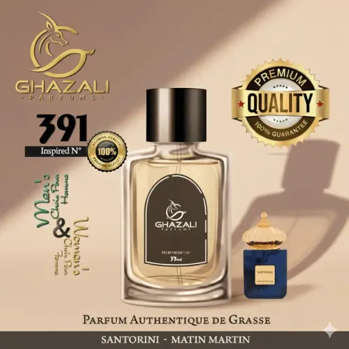 Parfum Ghazali N°391 - Inspiré De Santorini - Matin Martin Pour Femme & Homme (33ml) - Qualité Premium De Grasse.