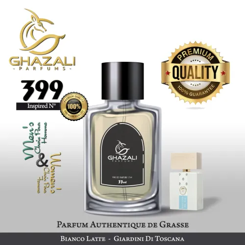 Parfum Ghazali N°399 - Inspiré De Bianco Latte - Giardini Di Toscana Pour Femme & Homme - Qualité Premium De Grasse.