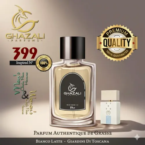 Parfum Ghazali N°399 - Inspiré De Bianco Latte - Giardini Di Toscana Pour Femme & Homme - Qualité Premium De Grasse.