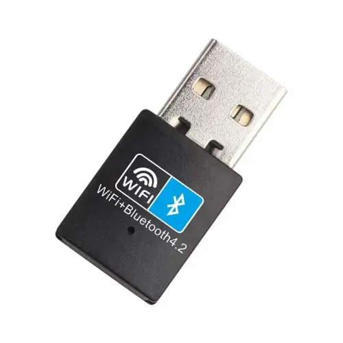 Mini Adaptateur Wifi Usb 150m Avec Bluetooth Carte Réseau Sans Fil Pour Pc