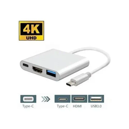 Adaptateur Usb-c Vers Hdmi Et Usb 3.0 4k Pour Macbook