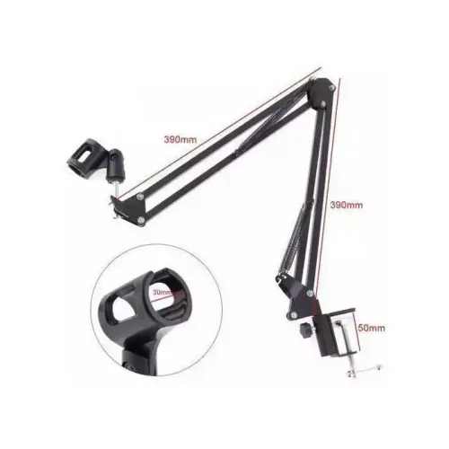 Support De Microphone Réglable Bras Flexible Stand