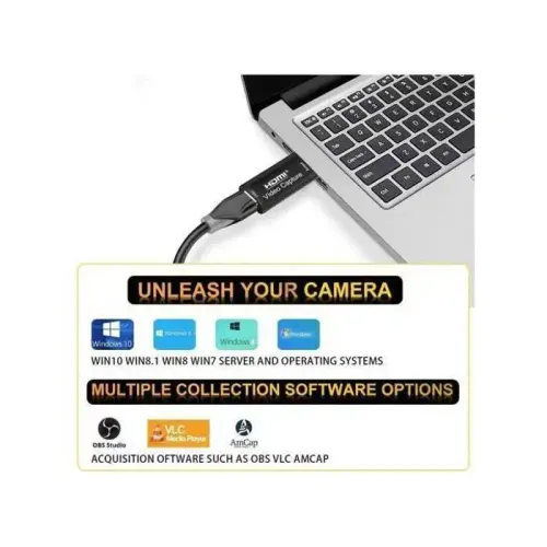Carte De Capture Vidéo Hdmi Vers Usb 1080p Pour Streaming Et Enregistrement Pc/mac
