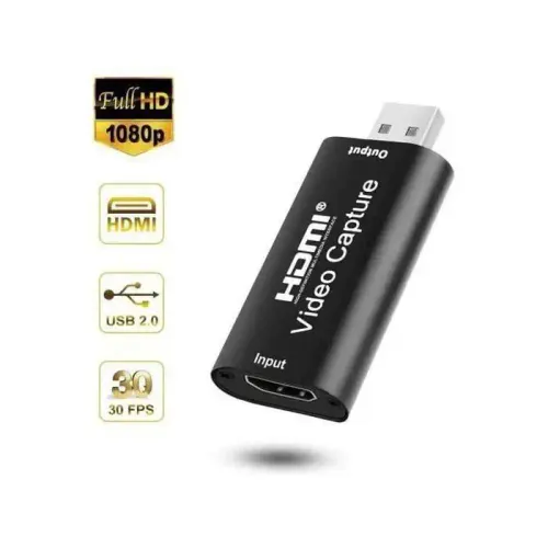 Carte De Capture Vidéo Hdmi Vers Usb 1080p Pour Streaming Et Enregistrement Pc/mac