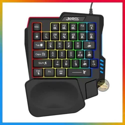 Demi Clavier Gaming K601 Rgb 35 Touches Macros Repose-poignet Usb Anti-ghosting