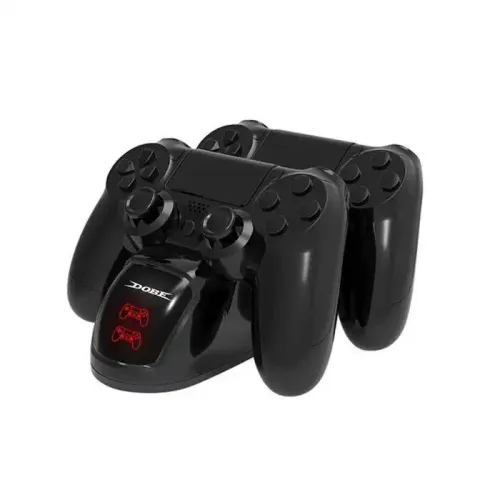 Station De Charge Manette Ps4 Charge Rapide Led Antidérapant Micro Usb