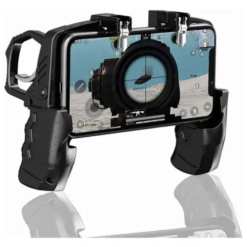 Contrôleur De Jeu Mobile K21 Pour Pubg, Déclencheur De Visée, Bouton De Feu L1 R1, Joystick Sensible Au Tireur, Manette De Jeu