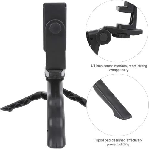 Mini Trépied Pliant Portable Pour Perche À Selfie Support Réglable Stabilisateur Pour La Caméra De Téléphone Portable Gopro