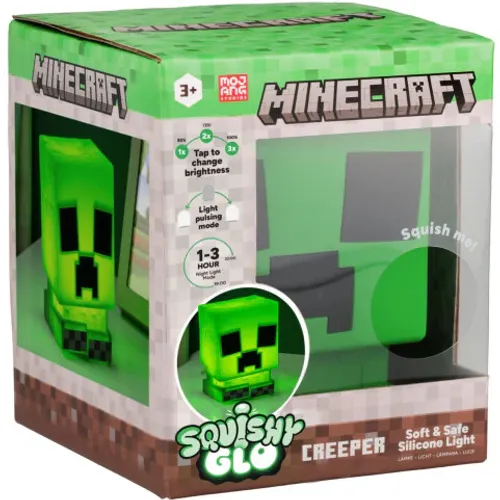 Lampe Minecraft Silicone Creeper Squishyglo Rechargeable