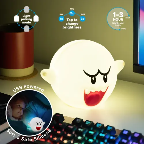 Lampe Nintendo Super Mario Boo Squishyglo