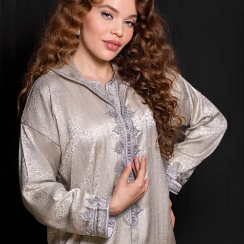 Djellaba Deux Pièces En Kamkha