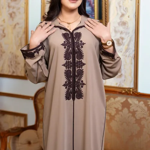 Djellaba En Broderie - Façon Maalem