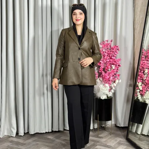 Veste En Simili-cuir