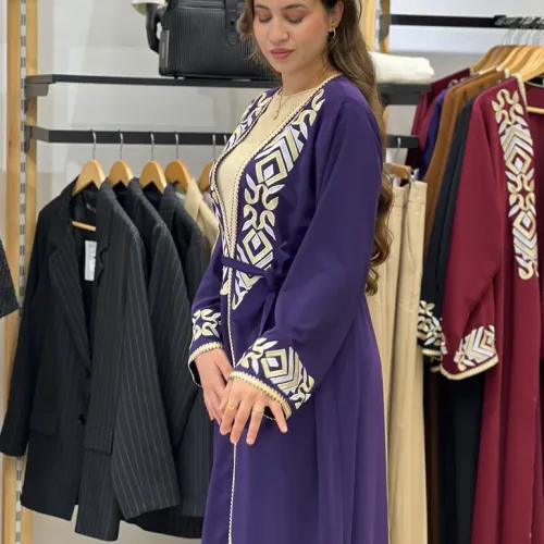 Abaya Kimono Avec Broderie