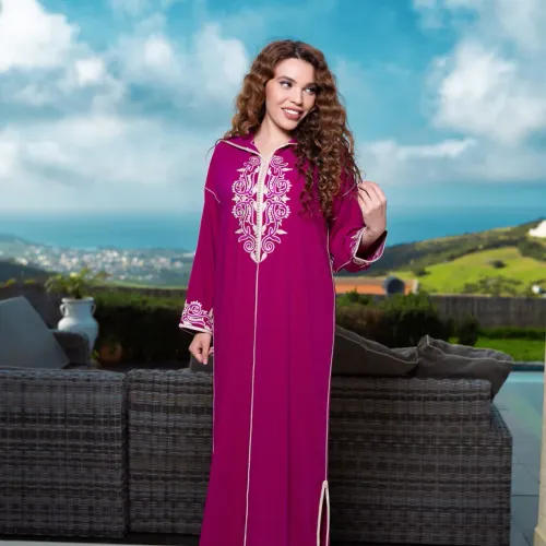 Djellaba En Broderie - Façon Maalem