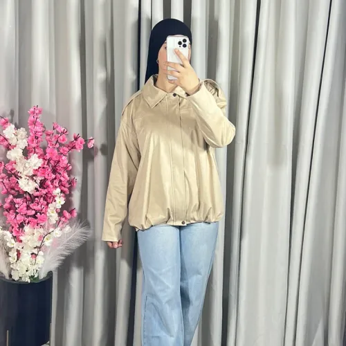 Bomber Suède En Beige