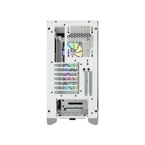 Corsair Icue 4000x Rgb Tempered Glass Blanc