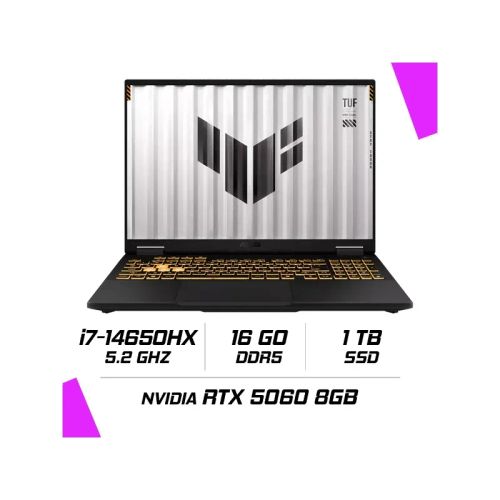 Asus Tuf Gaming F16 Tuf608jmr-rv026w Intel I7-14650hx/16gb Ddr5/1tb Ssd/rtx 5060 8g/16″ 165hz/win11