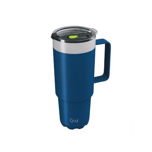 Goui Tumbler Tasse En Acier Inoxydable Avec Poignée Bleu