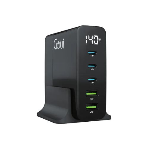 Goui Gan 140 Chargeur De Bureau 5 Ports 140w