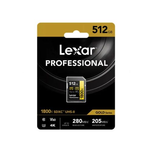 512gb Professional 1800x Uhs-ii Sdxc Gold Series