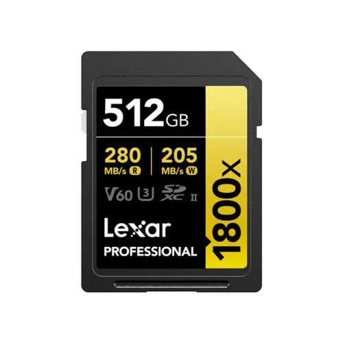 512gb Professional 1800x Uhs-ii Sdxc Gold Series