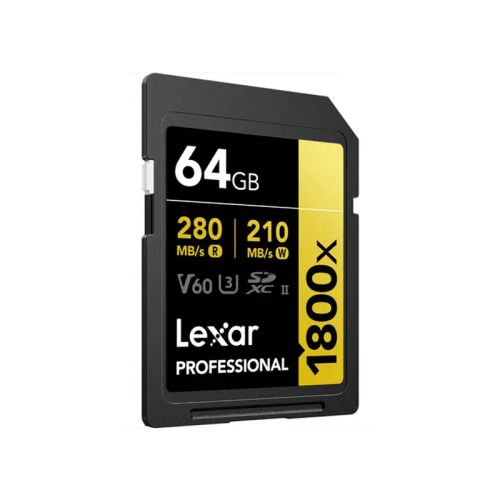 64gb Professional 1800x Uhs-ii Sdxc Gold Séries