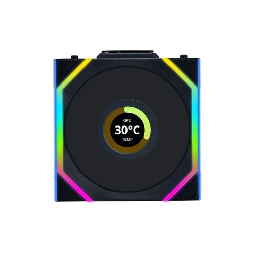 Lian Li Uni Fan Sl Wireless Lcd 120 Reverse Blade Noir