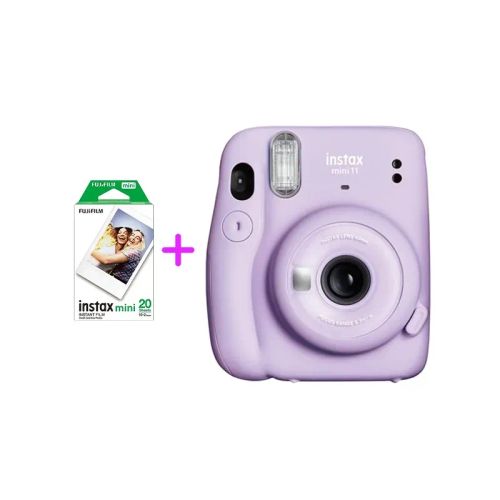 Fujifilm Instax Mini 11 Lilac Purple + Fujifilm Film Instax Mini Eu 2 Glossy (10x2pck)