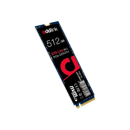 Addlink S70 Lite 512gb Ssd M.2 Pcle Gen3x4 | Ad512gbs70ltm2p