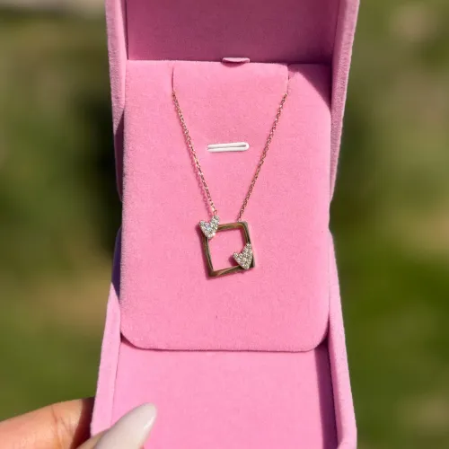 Collier Twin Hearts